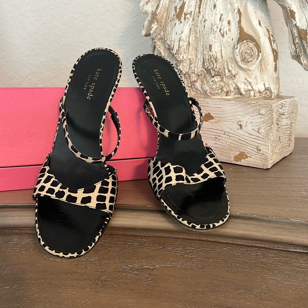 Kate Spade animal print sandals